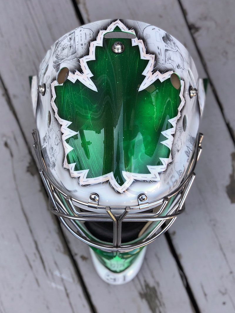 Andersen Toronto St. Pats replica mask top