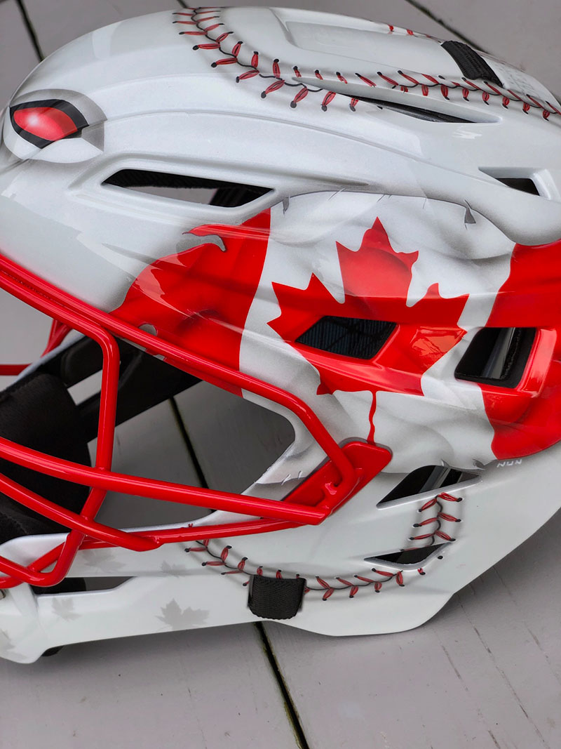 Canada cyborg catchers mask left detail