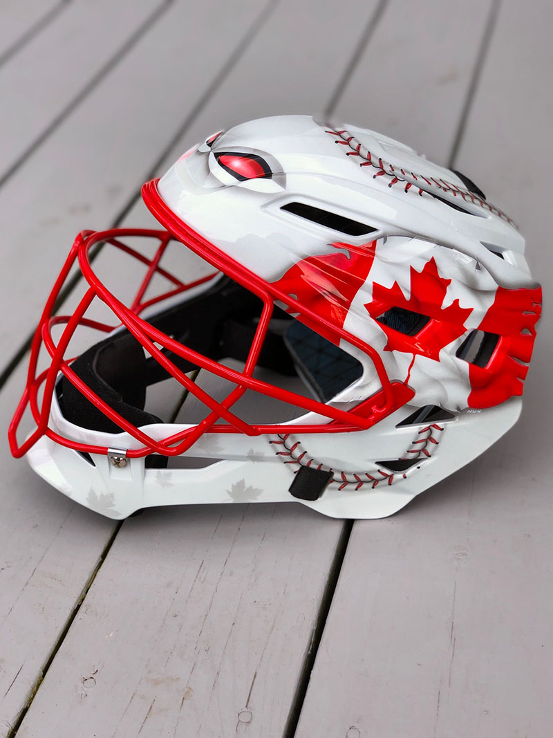 Canada cyborg catchers mask left