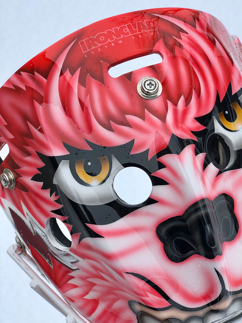 Cujo Red Wings replica mask top