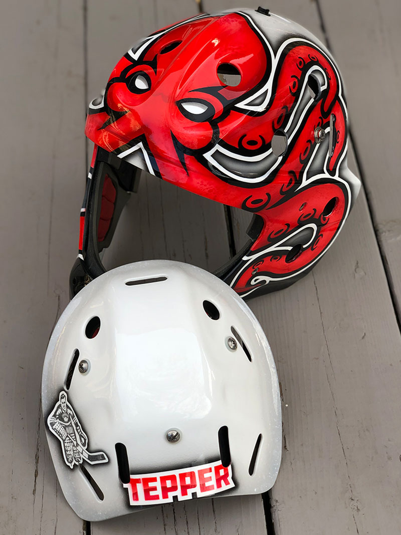 Octopus mask backplate