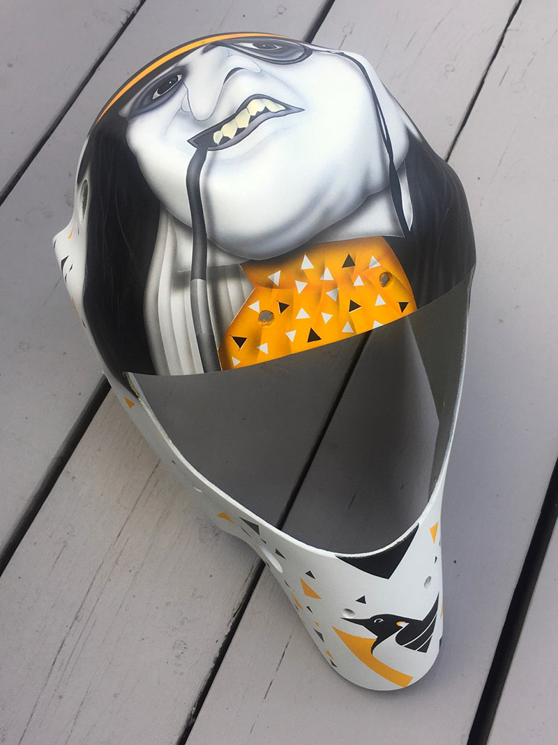 Wregget Penguins replica mask front